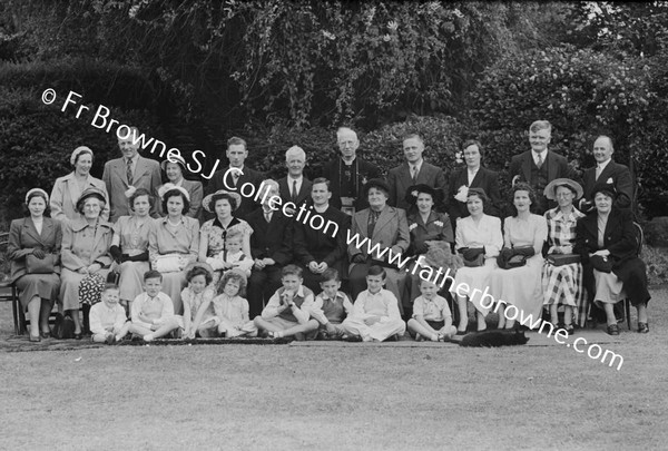 REV N HOLDEN S.J. ORDINATION GROUPS AT M.P. AND MERRION CONVENT